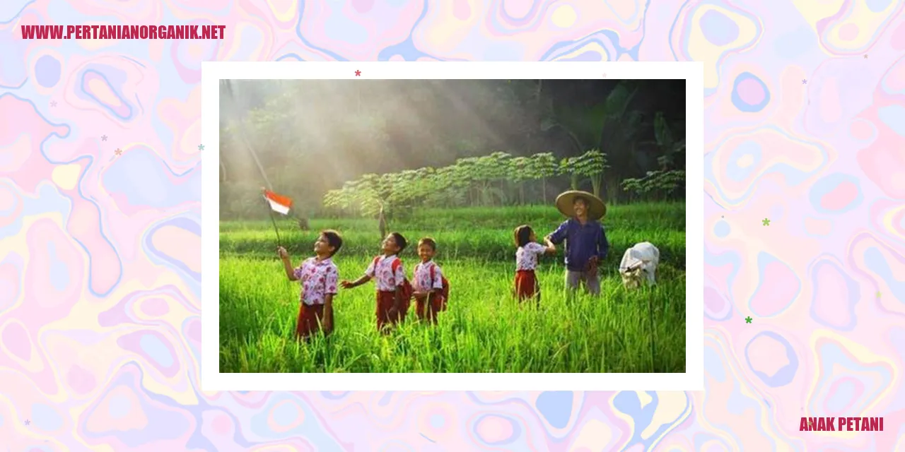 anak petani