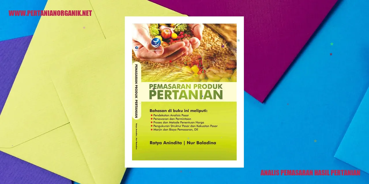 Gambar Analis Pemasaran Hasil Pertanian