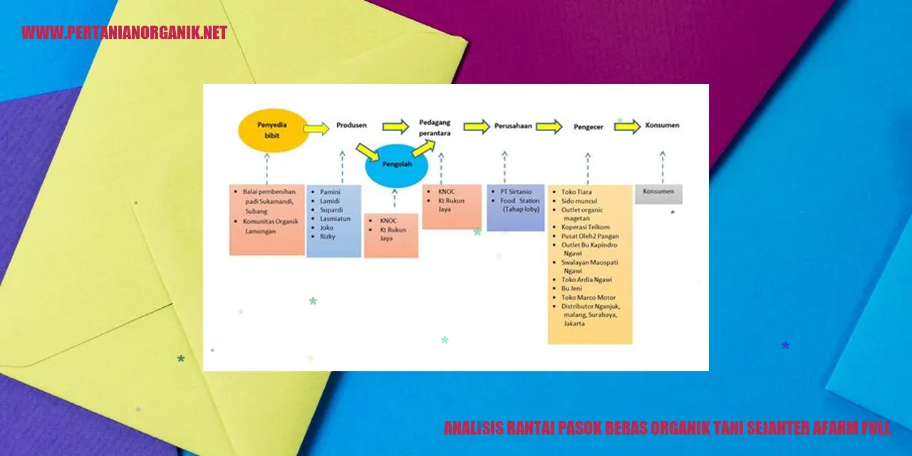 analisis rantai pasok beras organik tani sejahter afarm full