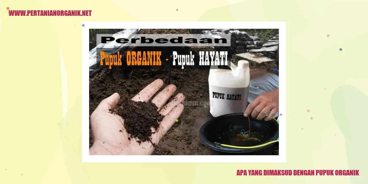 Pupuk Organik