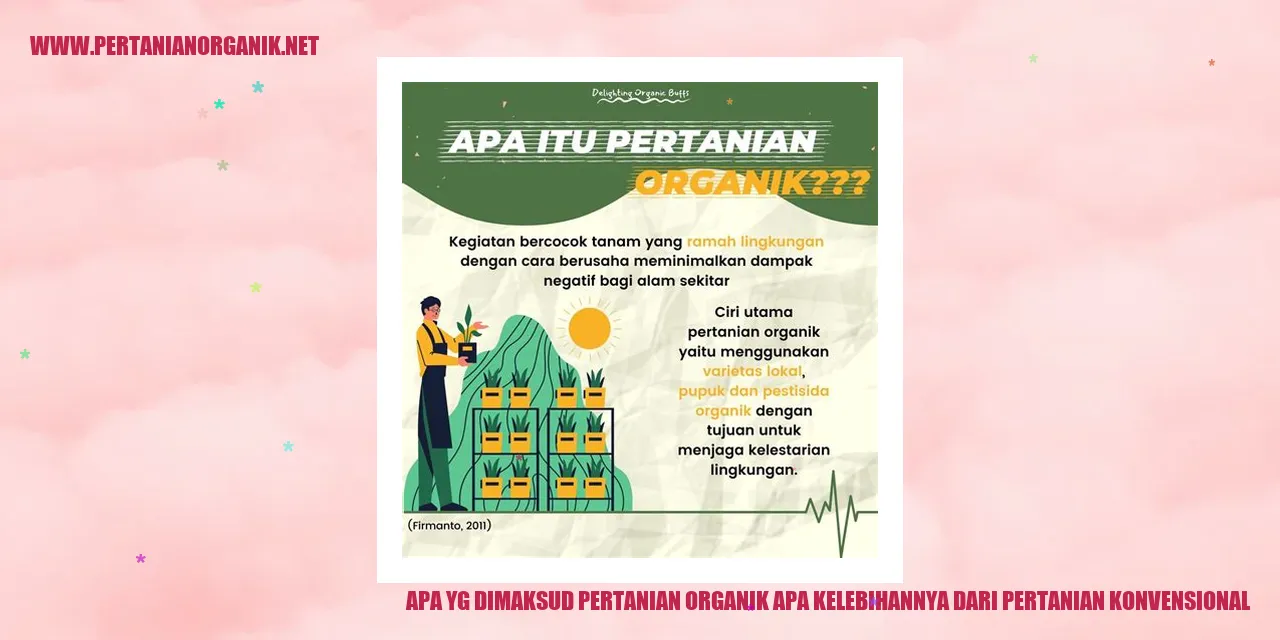 pertanian organik vs pertanian konvensional