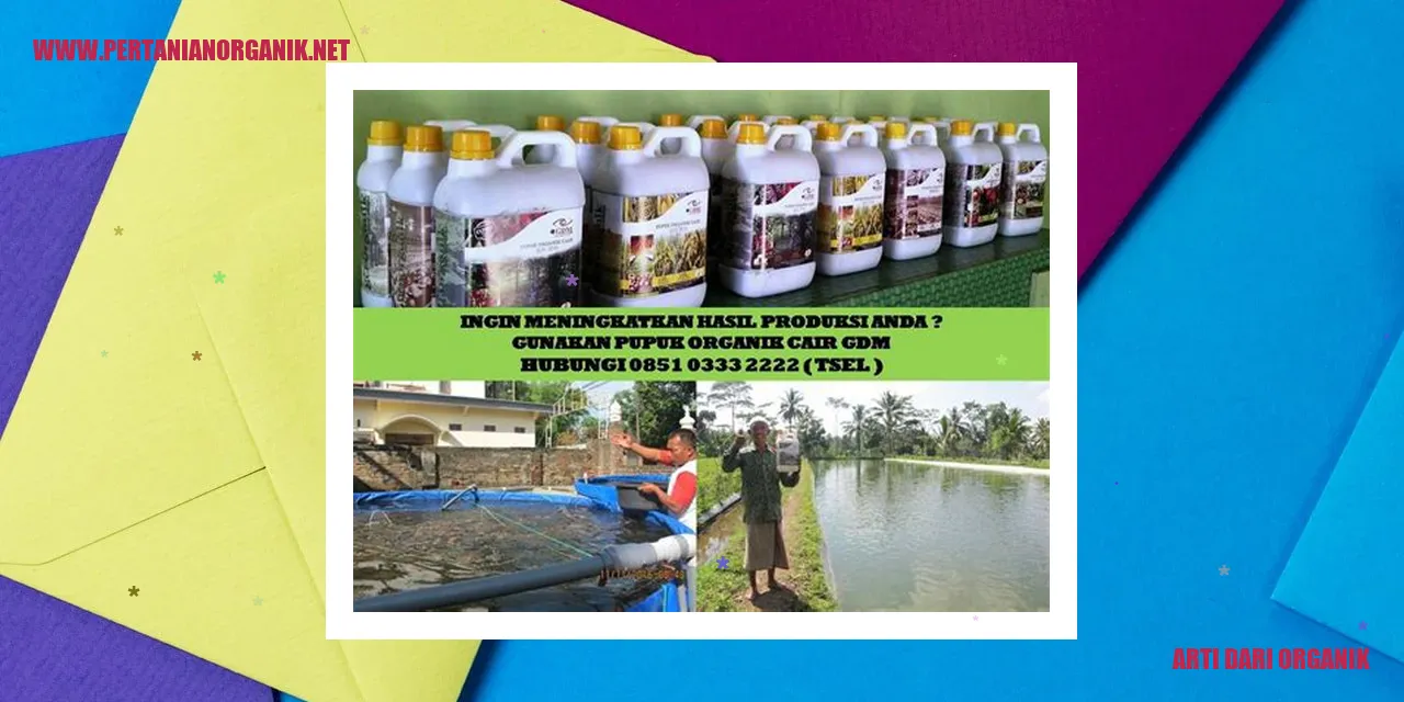 arti dari organik