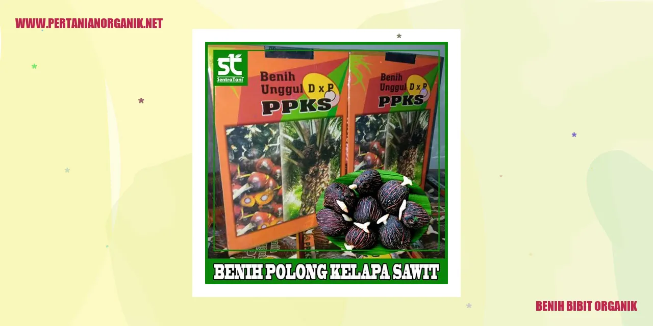 Penjualan Benih dan Bibit Organik