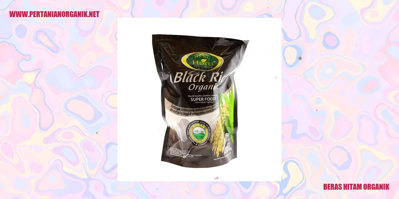 Beras Hitam Organik
