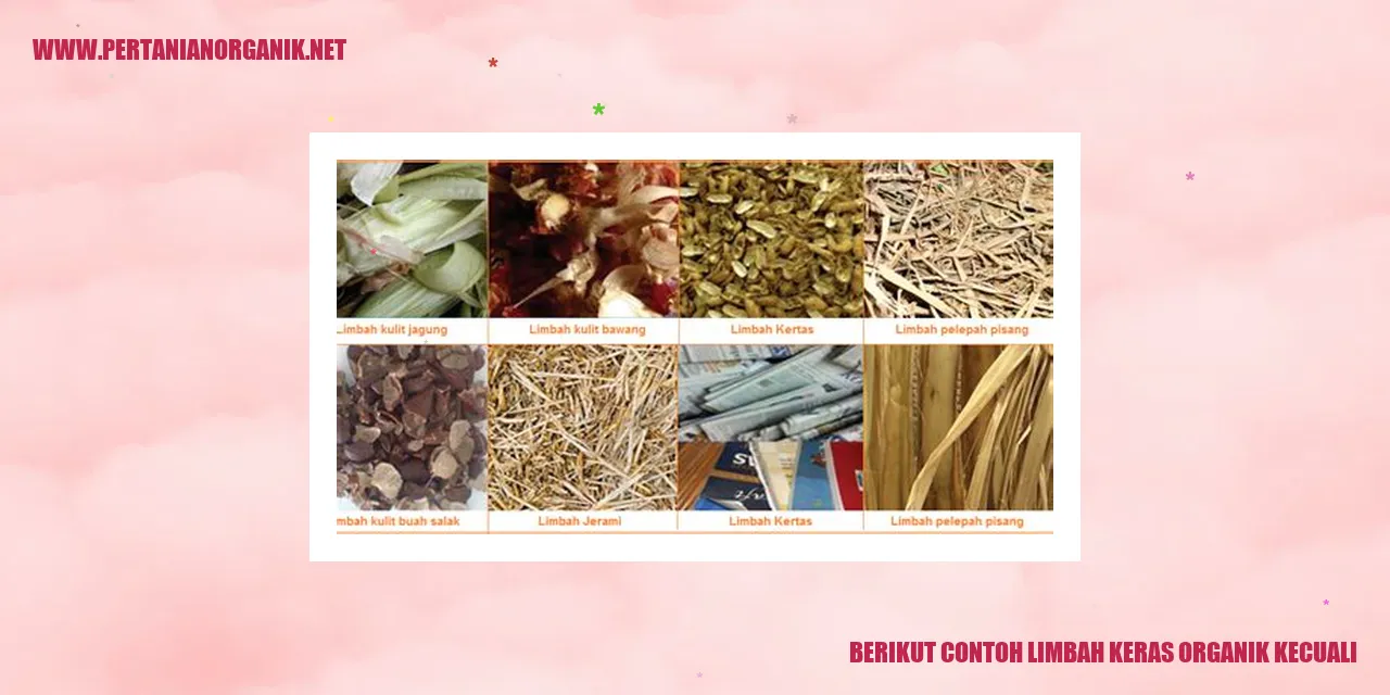 berikut contoh limbah keras organik kecuali