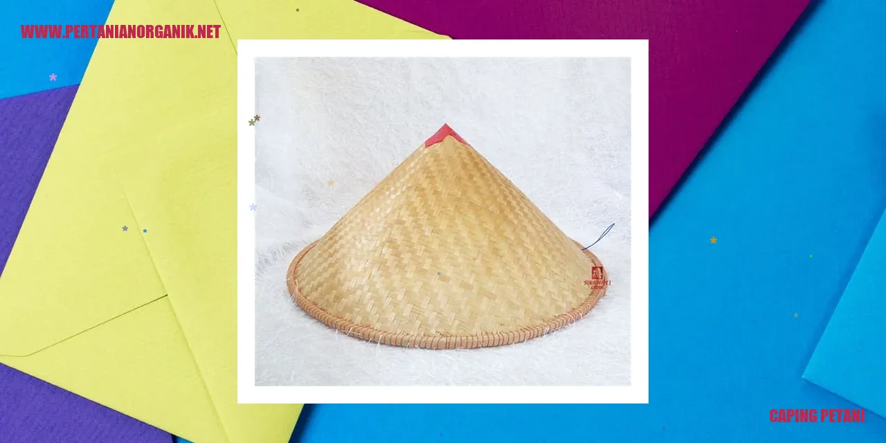caping petani