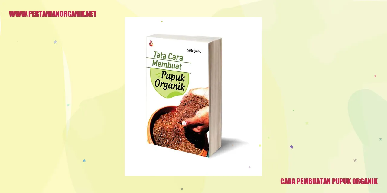 Gambar cara pembuatan pupuk organik