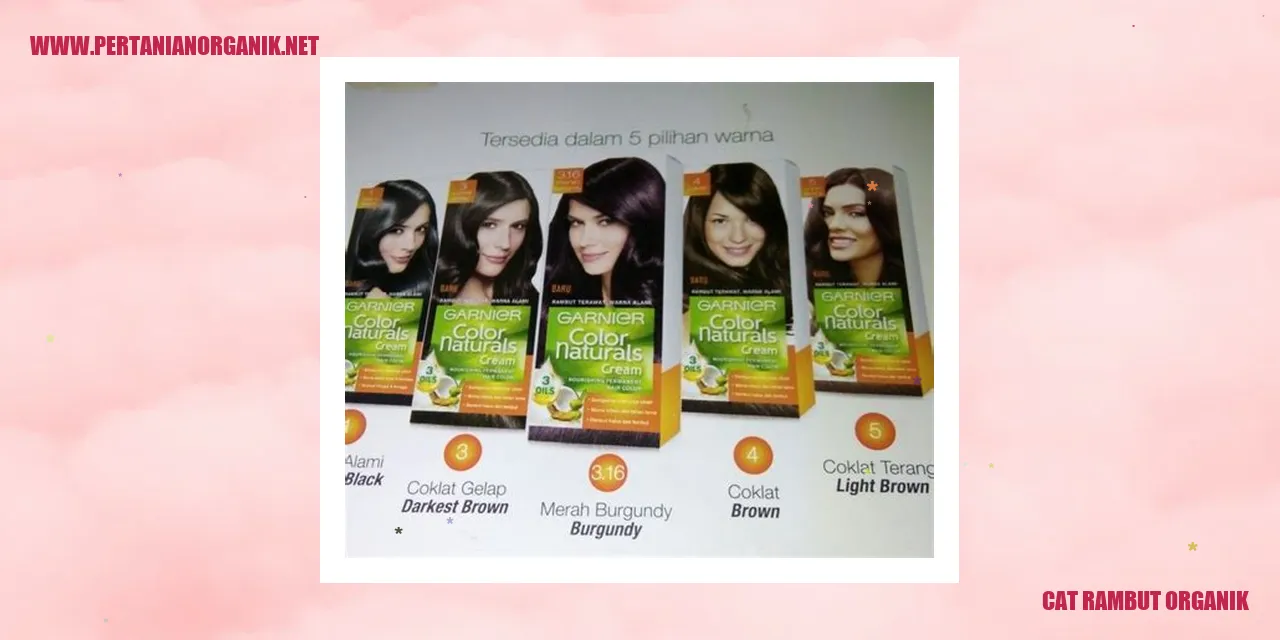 cat rambut organik alami