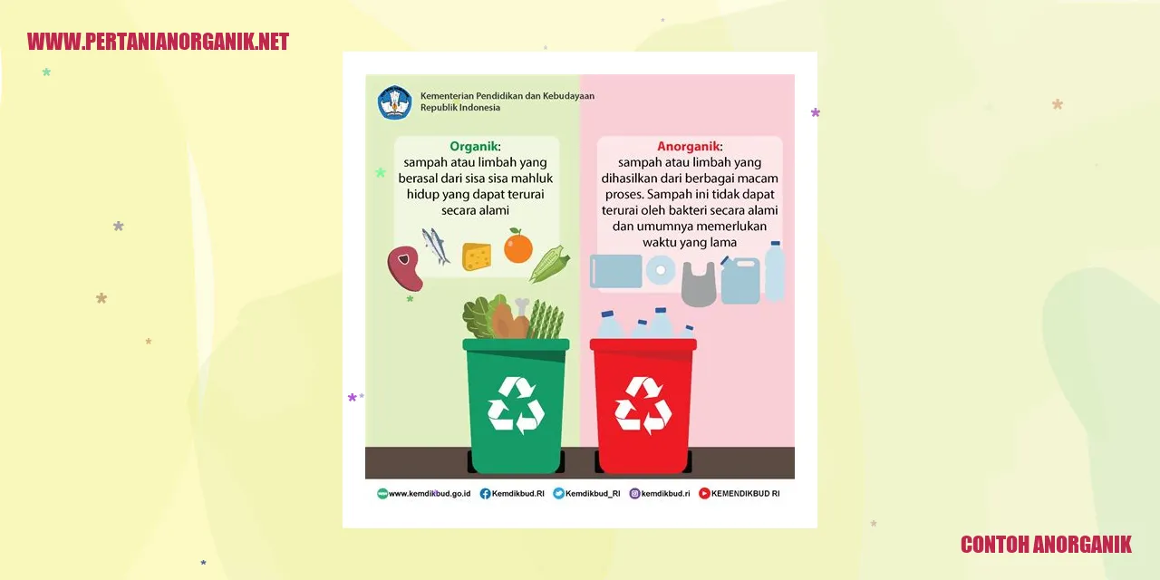 Contoh Bahan Anorganik
