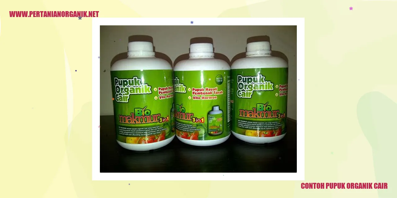 contoh pupuk organik cair