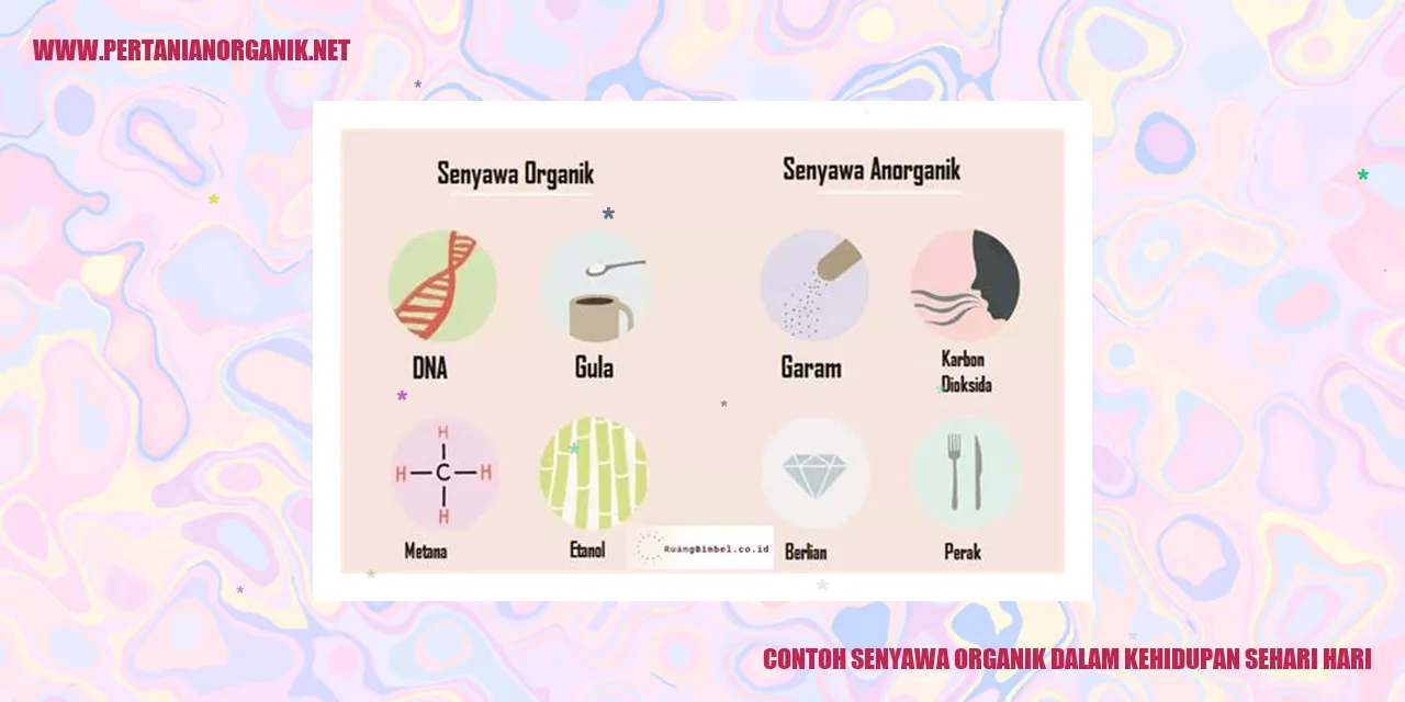 senyawa organik dalam kehidupan sehari-hari