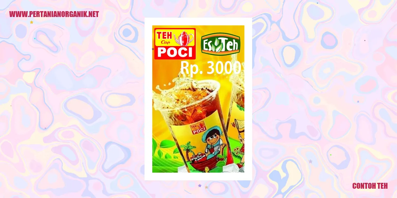 Contoh Teh