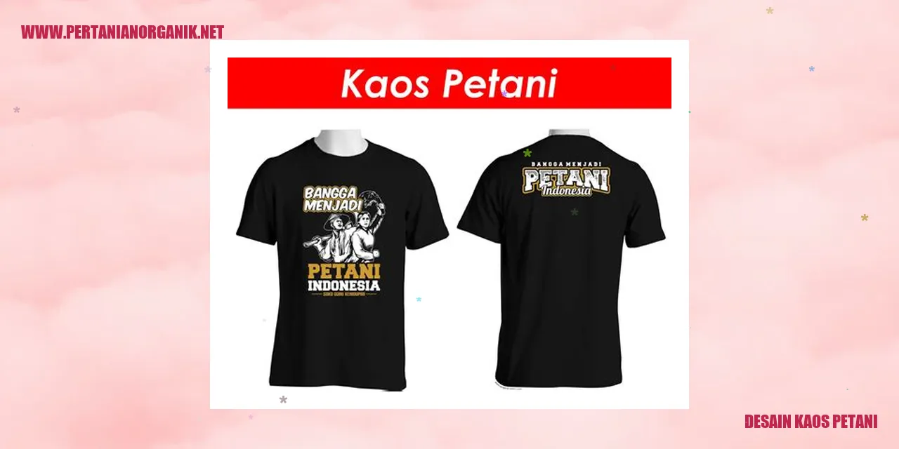 Desain kaos petani