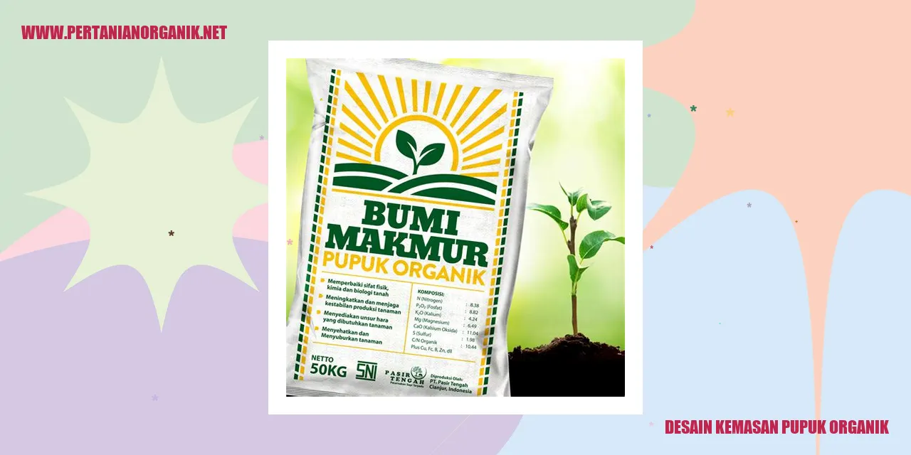 Desain Kemasan Pupuk Organik