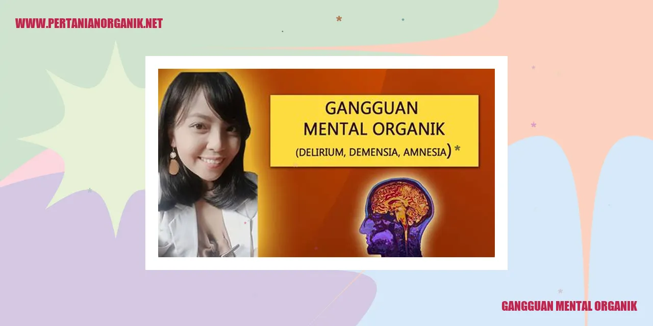 gangguan mental organik