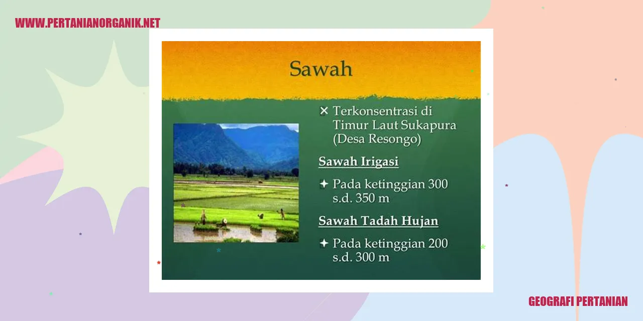 geografi pertanian