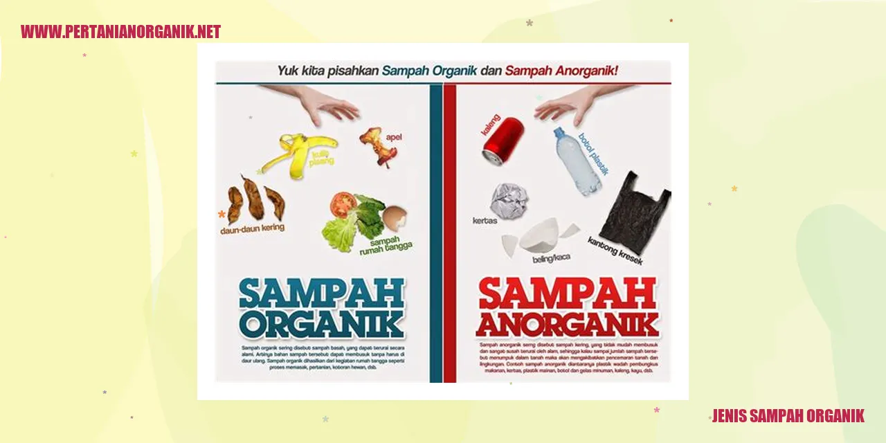 Jenis Sampah Organik