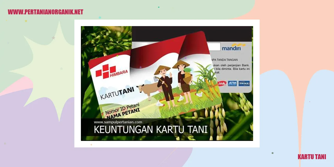 Gambar Kartu Tani