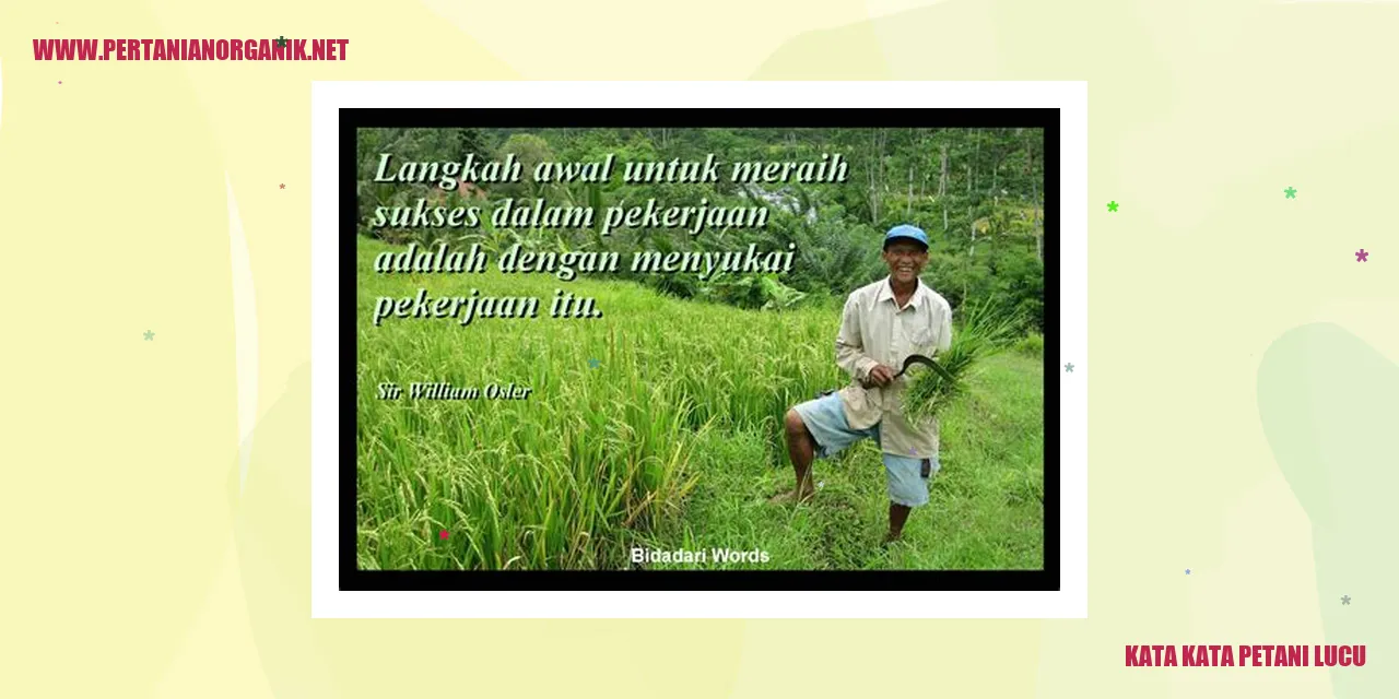 kata kata petani lucu