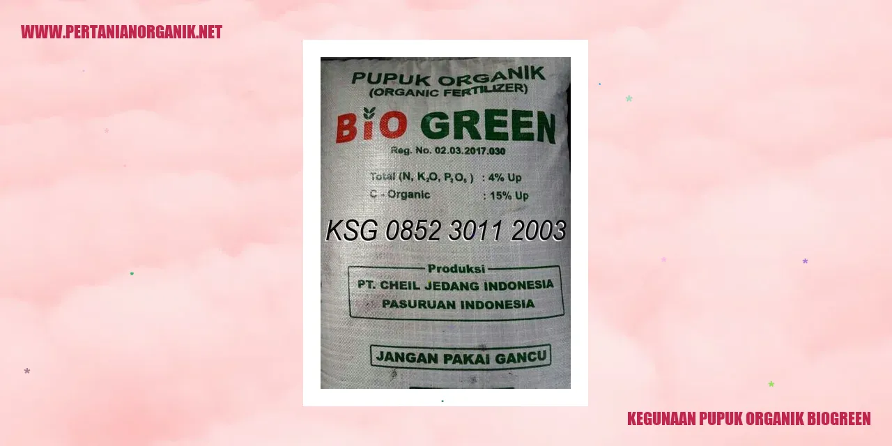 pupuk organik biogreen