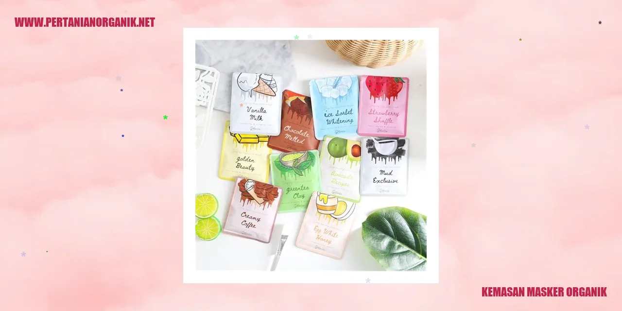 Kemasan Masker Organik