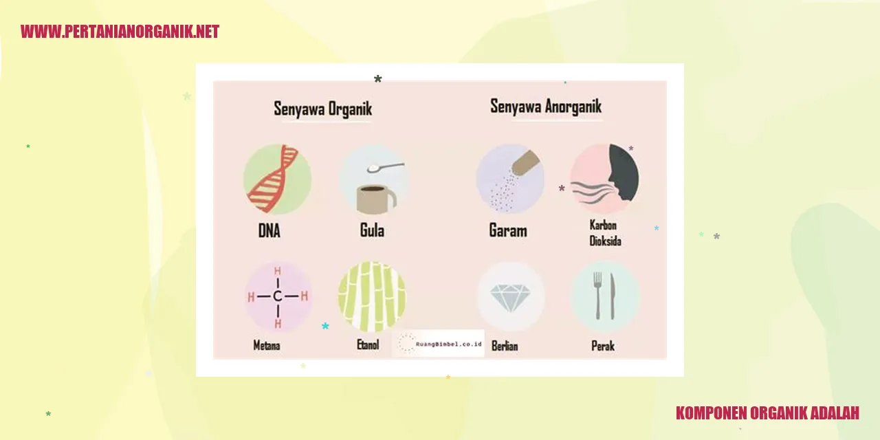 Ilustrasi Komponen Organik