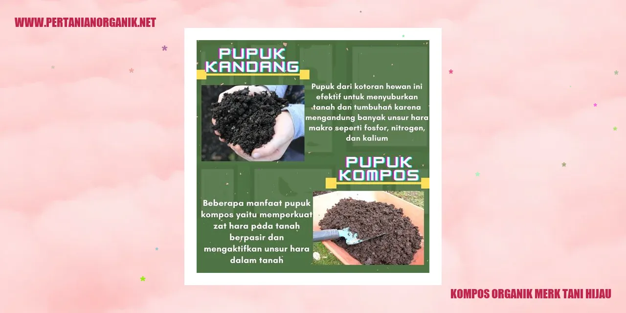 kompos organik merk tani hijau