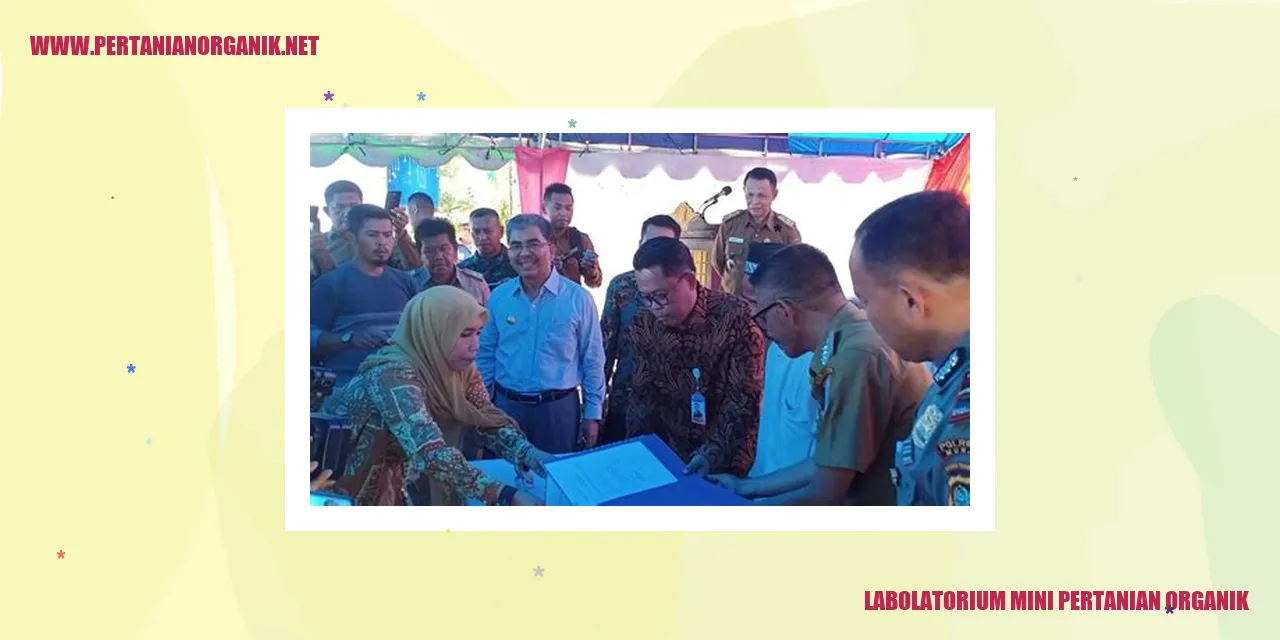 Labolatorium Mini Pertanian Organik