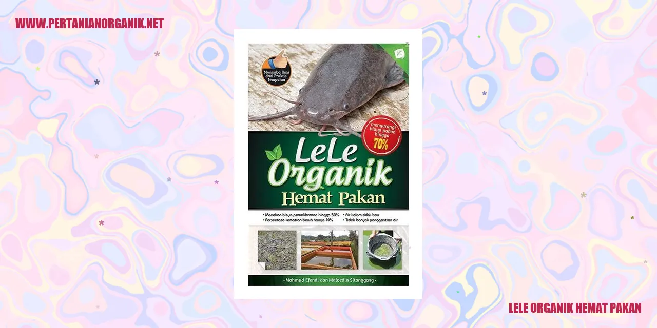 lele organik hemat pakan