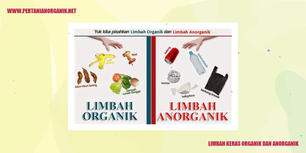 limbah keras organik dan anorganik