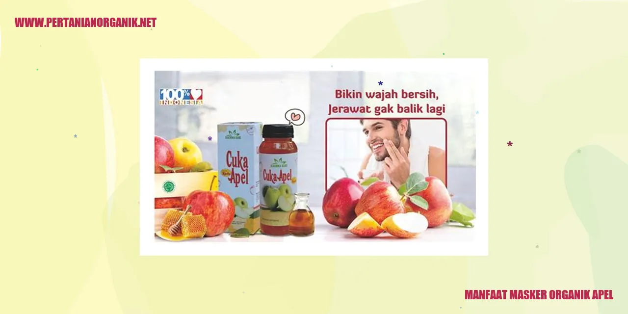 manfaat masker organik apel
