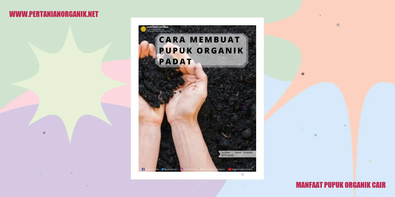 manfaat pupuk organik cair