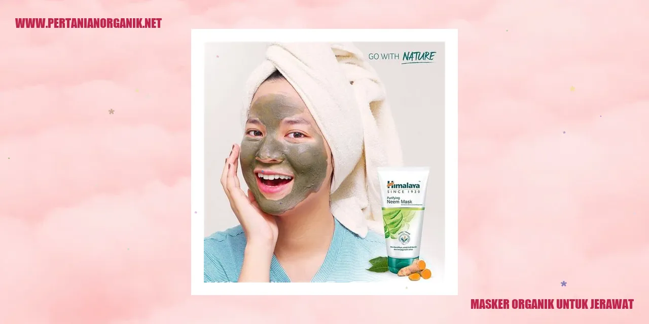 masker organik untuk jerawat