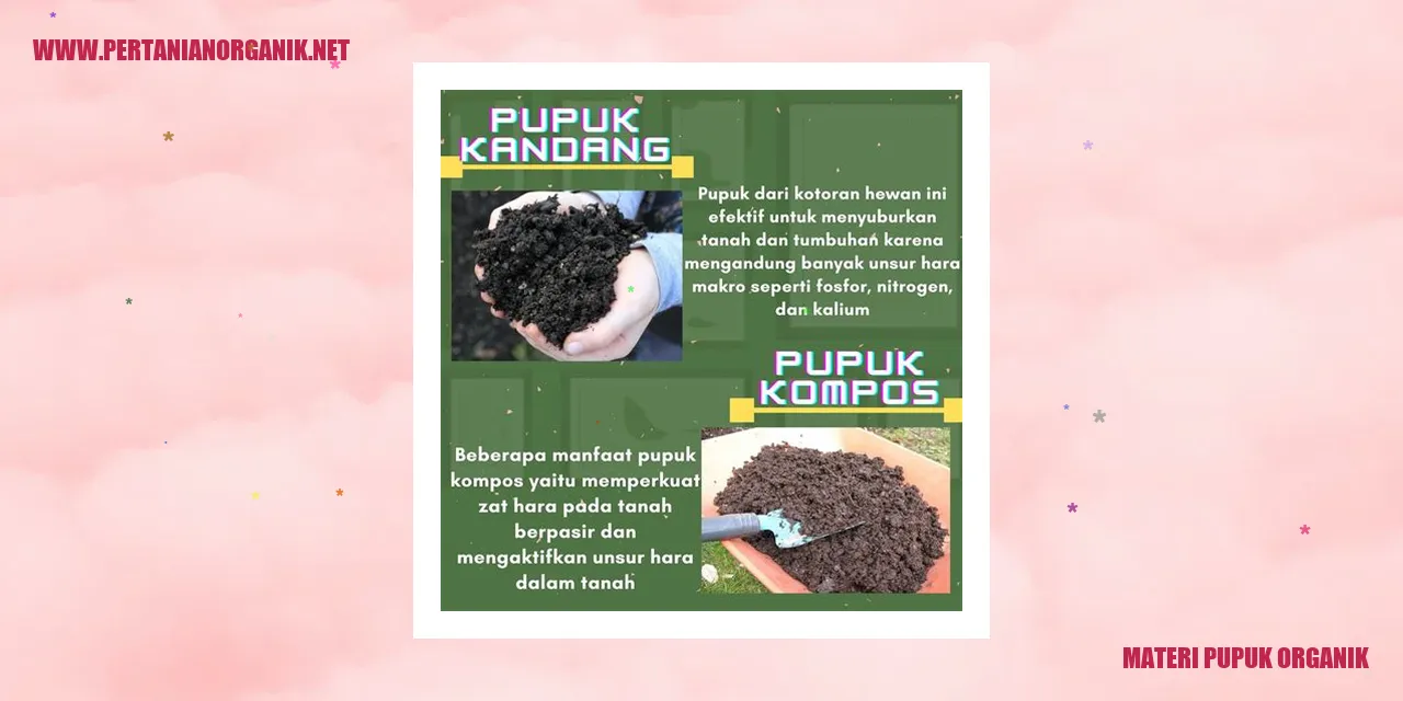 Materi Pupuk Organik