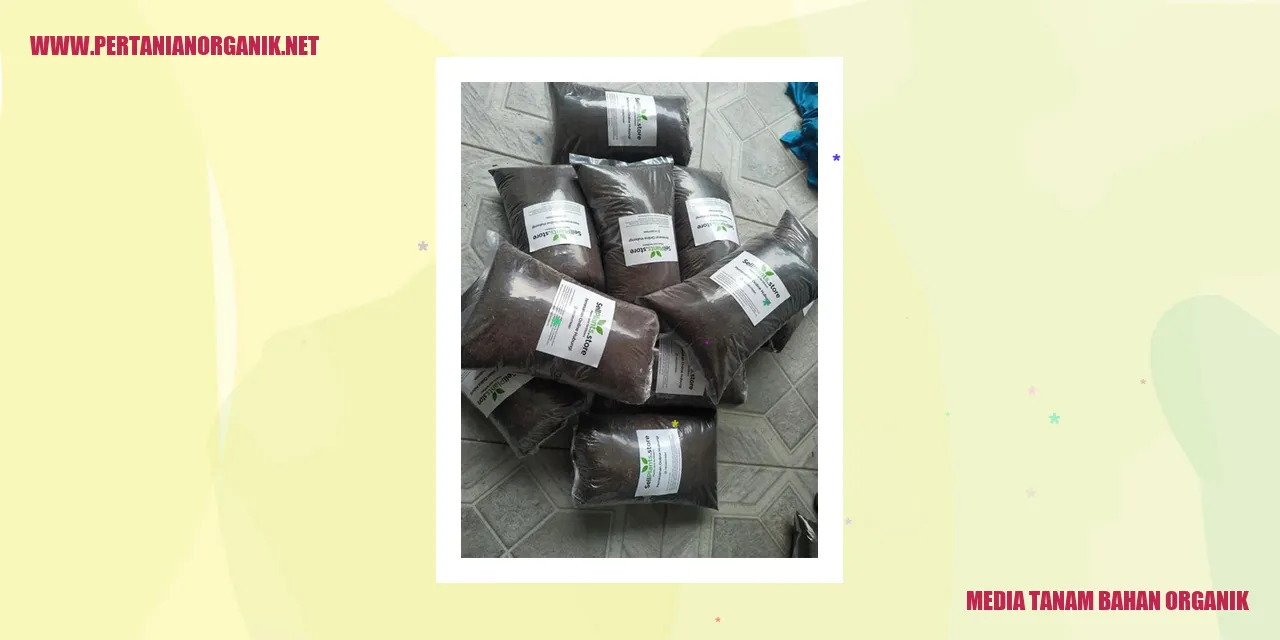 media tanam bahan organik