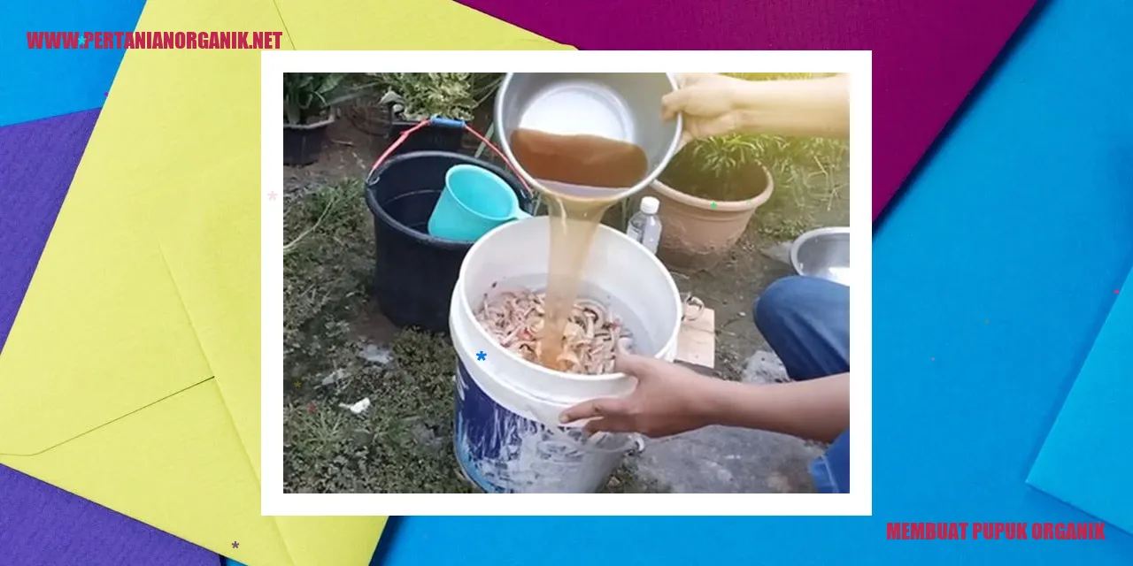 Membuat Pupuk Organik