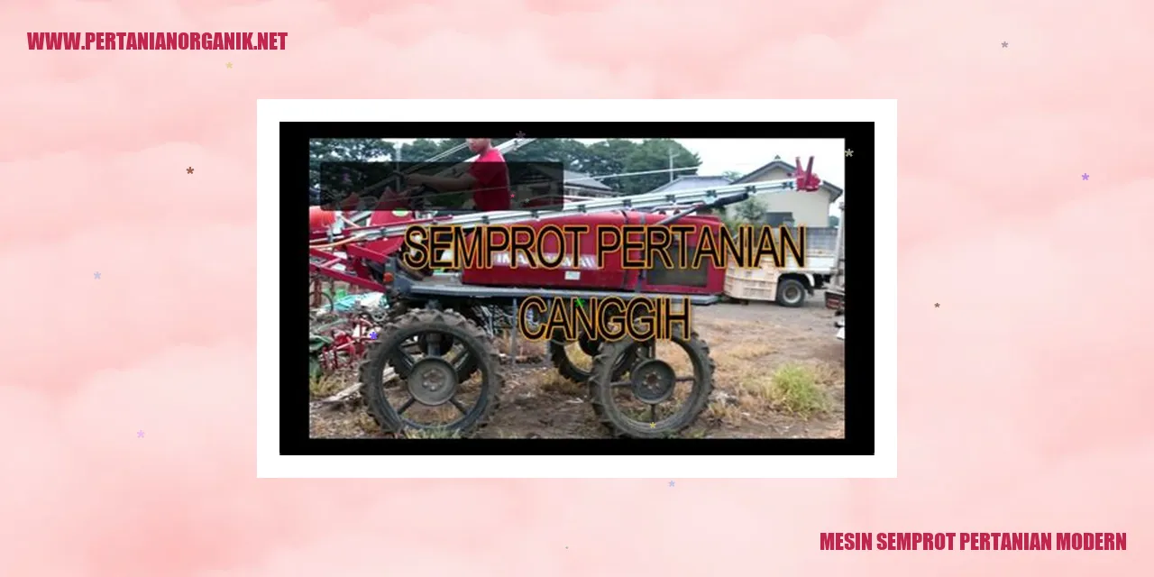 Gambar Mesin Semprot Pertanian Modern