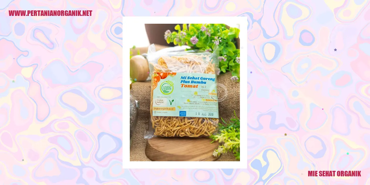 Mie Sehat Organik
