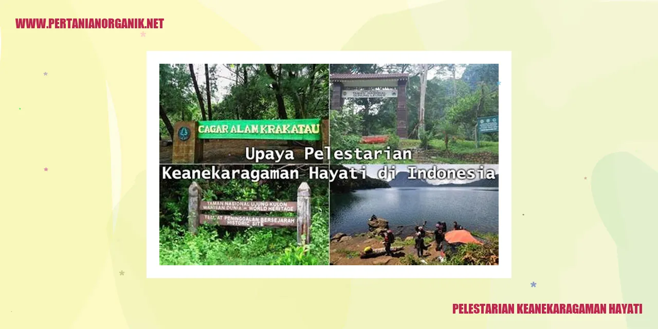 Pelestarian Keanekaragaman Hayati