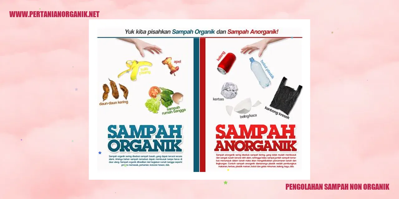 pengolahan sampah non organik