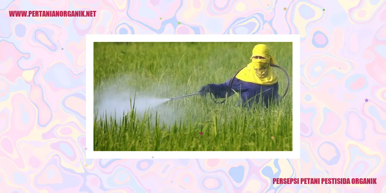 persepsi petani pestisida organik