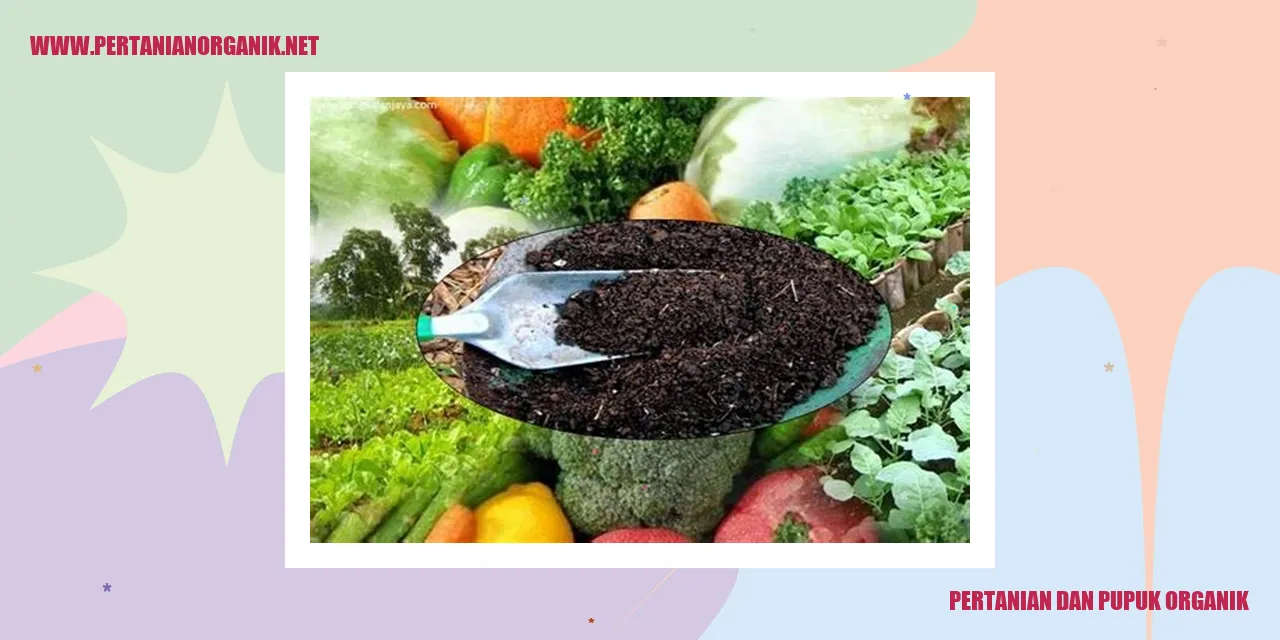 pertanian dan pupuk organik