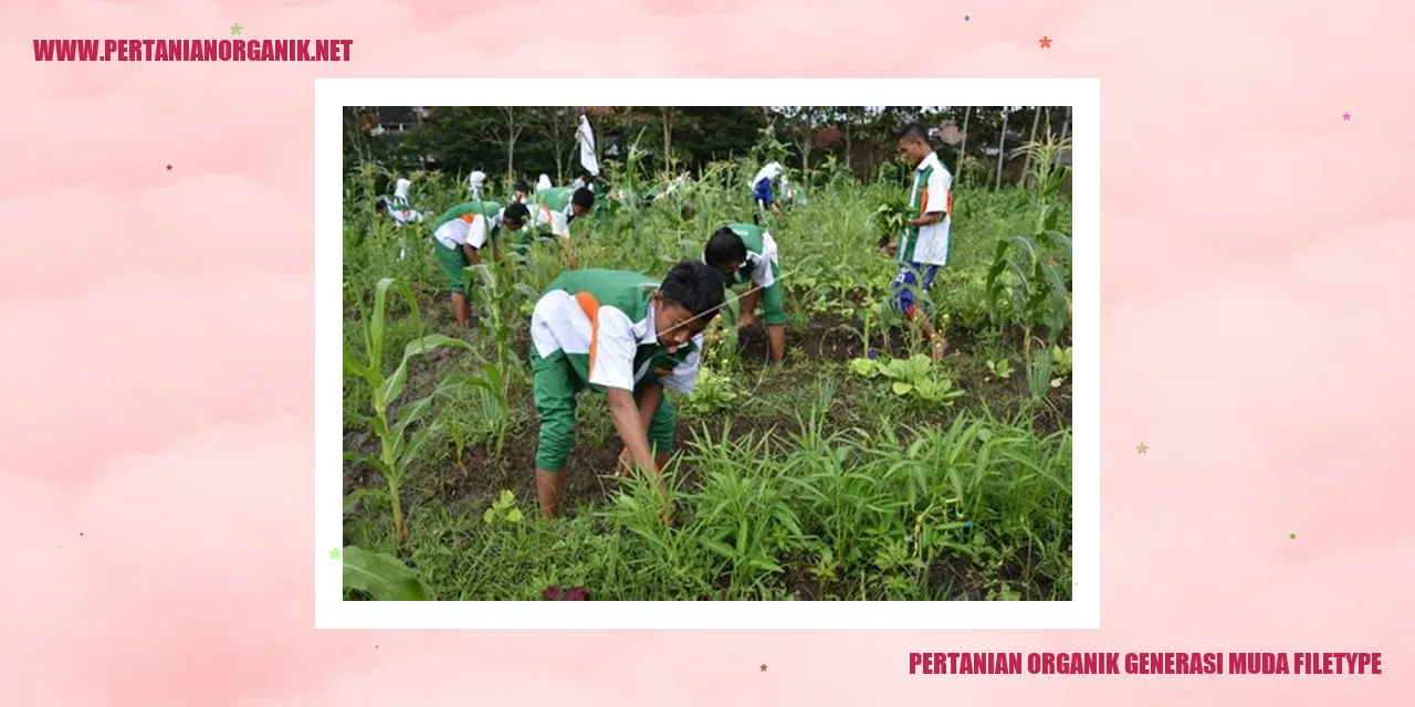 pertanian organik generasi muda
