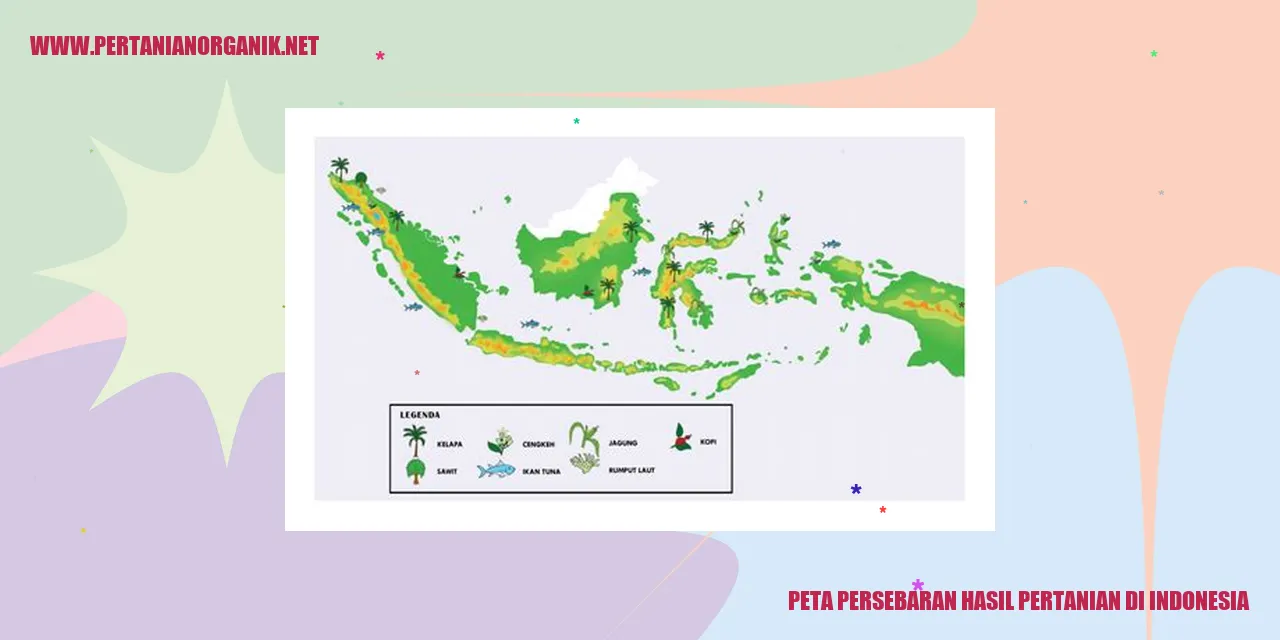 Peta Persebaran Tanaman Padi di Indonesia