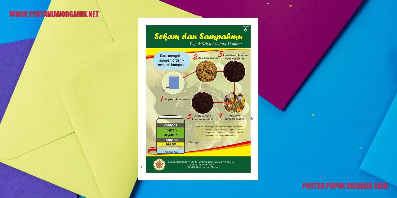 poster pupuk organik cair