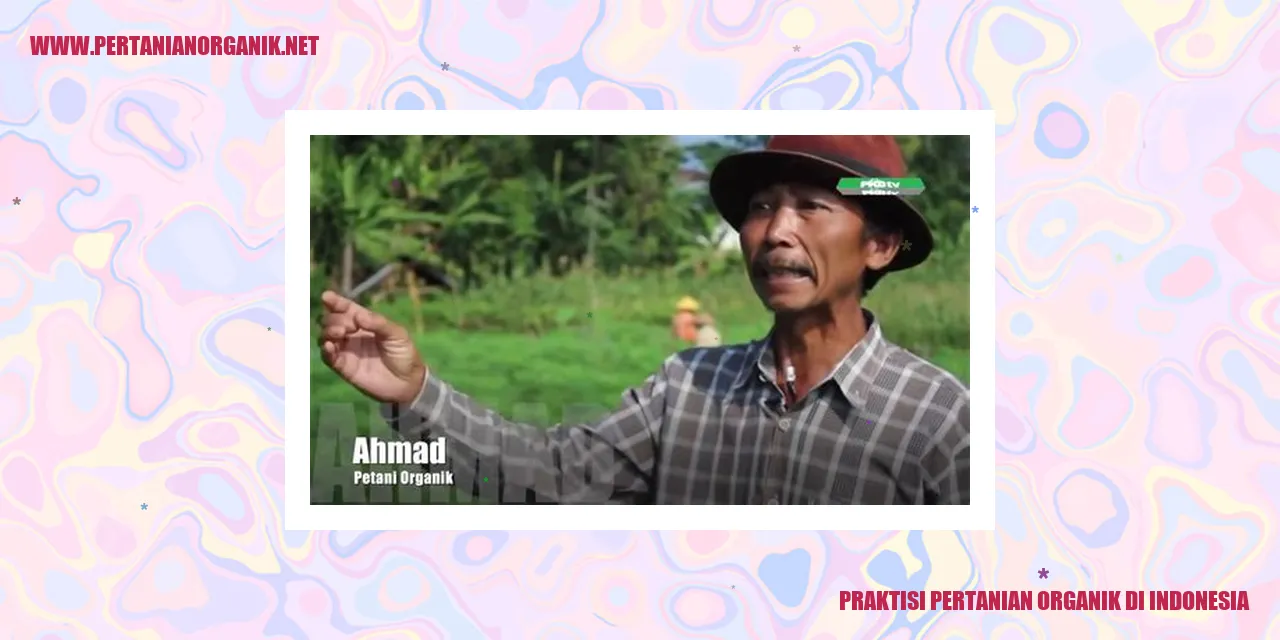 praktisi pertanian organik di indonesia