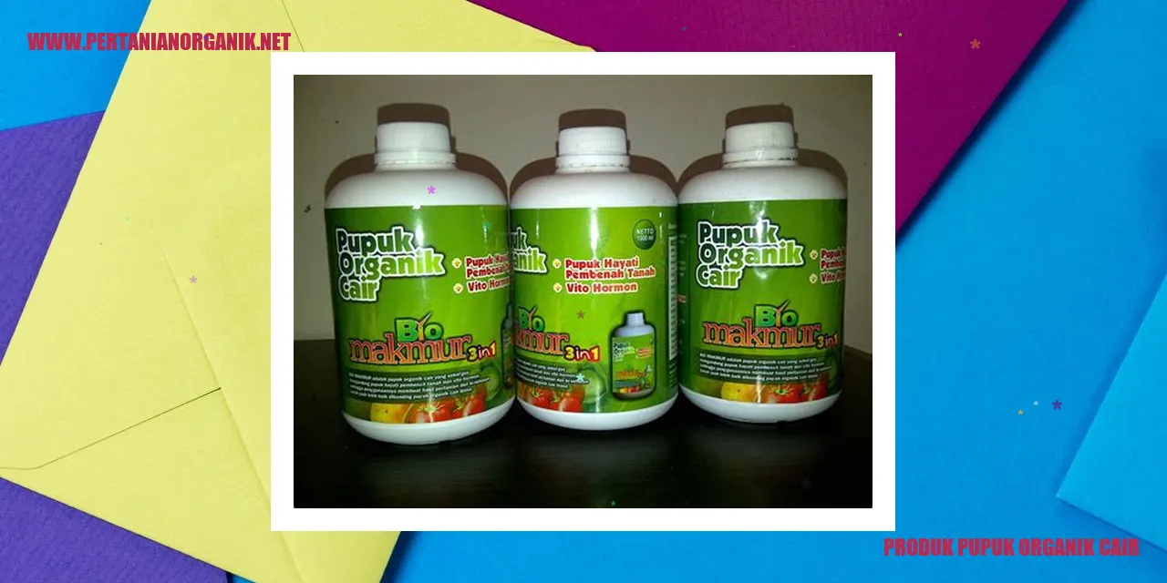 produk pupuk organik cair