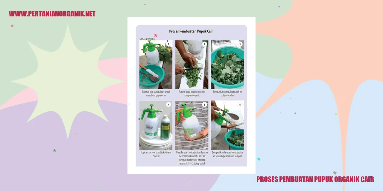 Proses Pembuatan Organik Cair