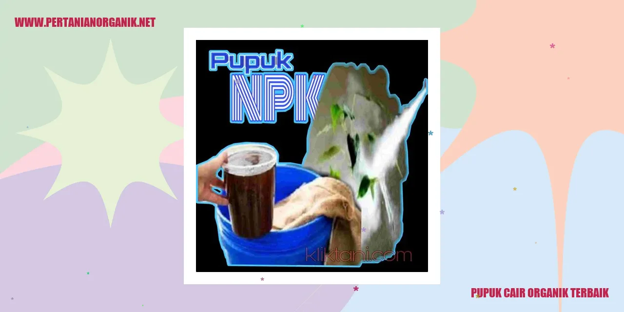 pupuk cair organik terbaik