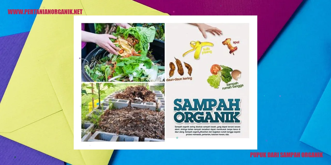pupuk dari sampah organik